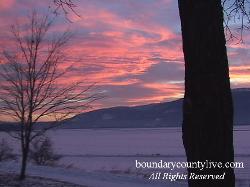 Sunset Over the Selkirks